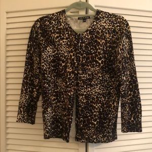 Leopard Print Cardigan